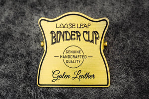 Brass Binder Clip