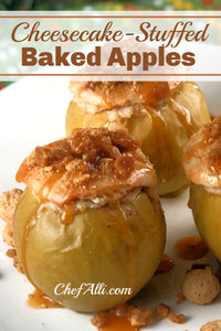 Cheesecake-Stuffed Baked Apples