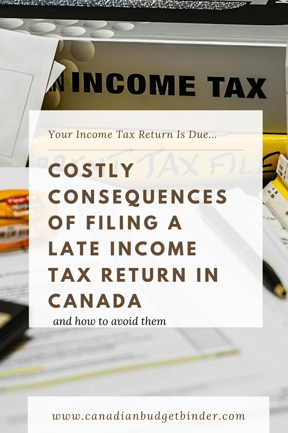Consequences Of Filing A Late Income Tax Return