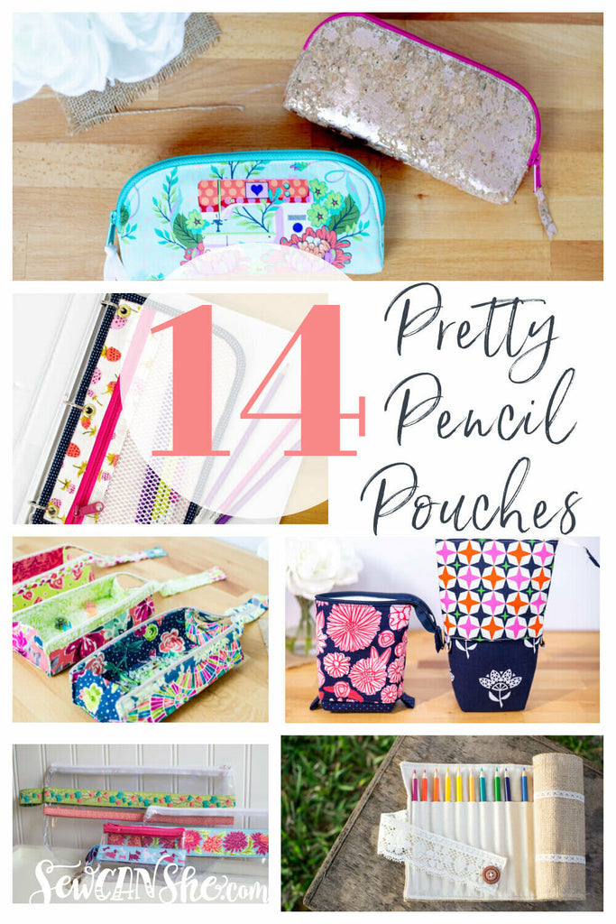 14 Pretty Pencil Pouch Sewing Patterns – All Free