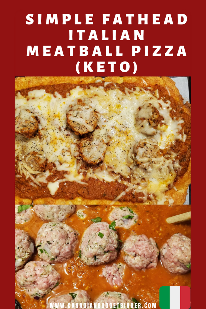Fathead Italian Meatball Pizza