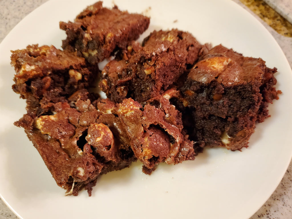 Mexican Chocolate Rocky Road Brownies