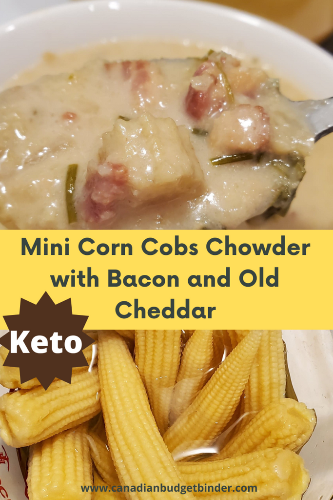 Keto Mini Corn Cobs Chowder