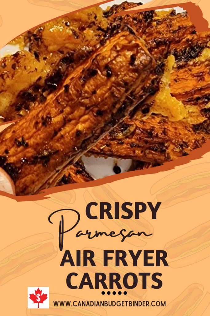 Crispy Parmesan Air Fryer Carrots