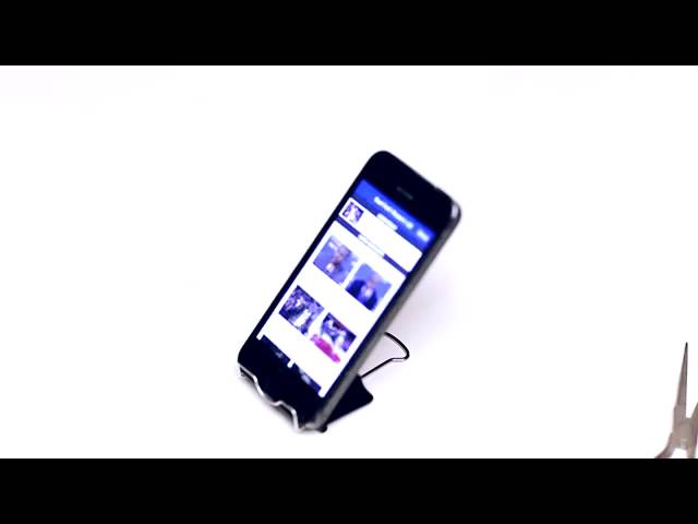 Creating Smart Phone Holder (*with just a binder clip and paper clip*) by John Hamnsing (5 years ago)