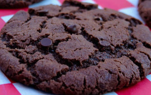 This double chocolate chip cookie is super chocolatey, sweet, gooey and everything a treat should be