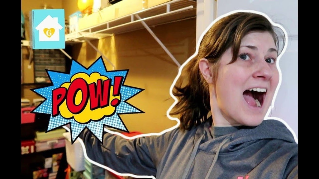 Today, I am cleaning out my office closet, vlog style