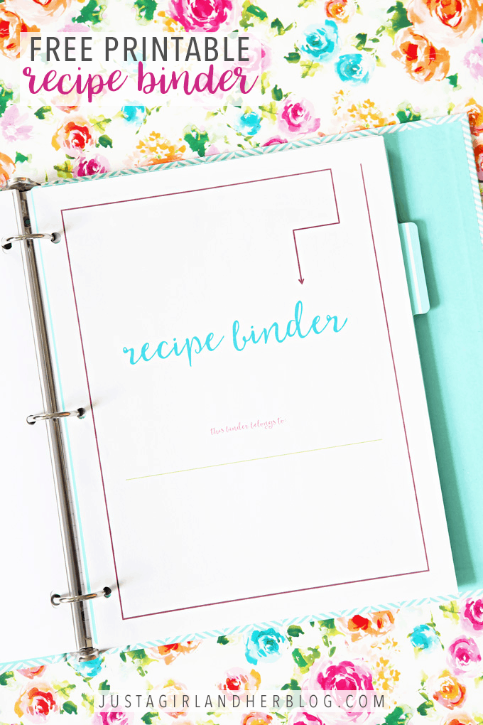 This free printable recipe binder will help you organize your favorite recipes all in one place so you can always find the one you're looking for! I confess, I used to dread meal planning time