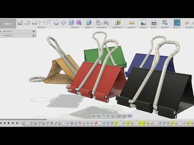 Hey guys in this video tutorial I will show you how to make binders clip in fusion 360