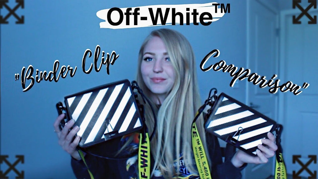 OFF-WHITE Binder Clip Bag Comparison, Review + TRY ON: "FULL-SIZE VS MINI" by Seannah Rayleen (9 months ago)