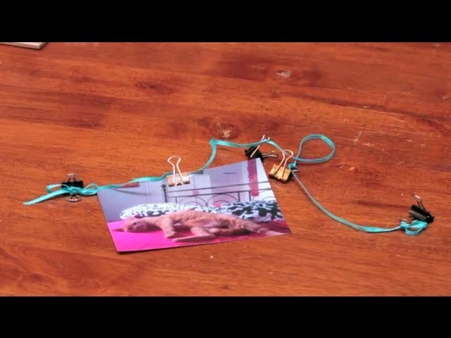 How to Hang Postcards With Binder Clips : DIY Crafts by eHowArtsAndCrafts (8 years ago)