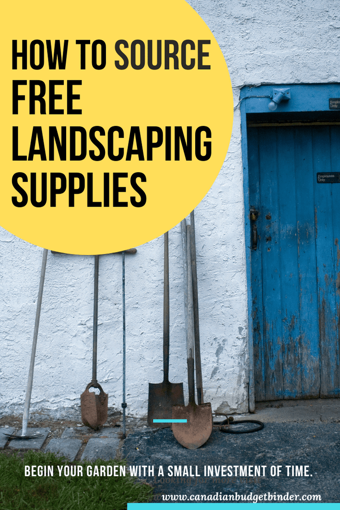 Have you ever found landscaping supplies for free? Well, we did and so can you.