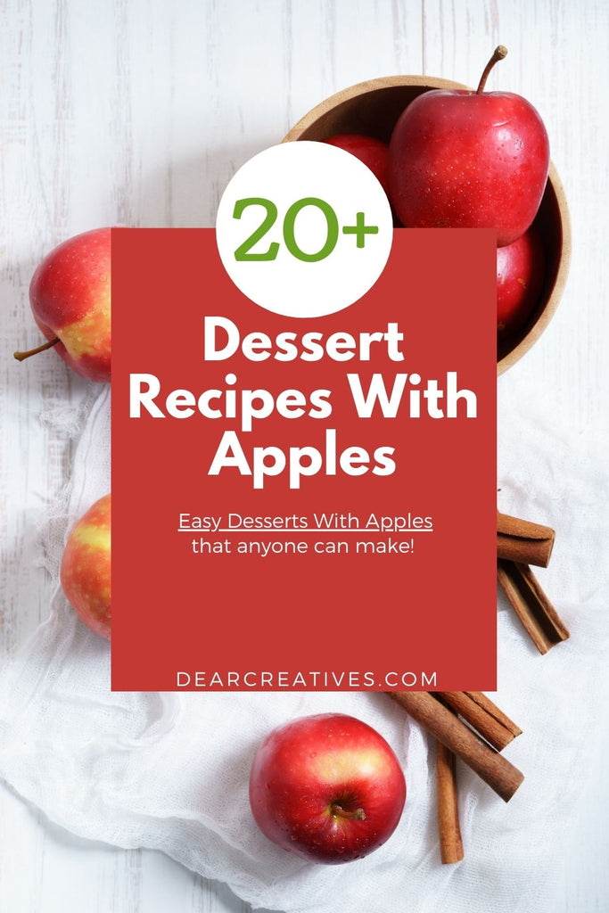There is something about fall that makes me crave making Dessert Recipes With Apples! I love the smell of apples baking in the oven or cooking on the stove