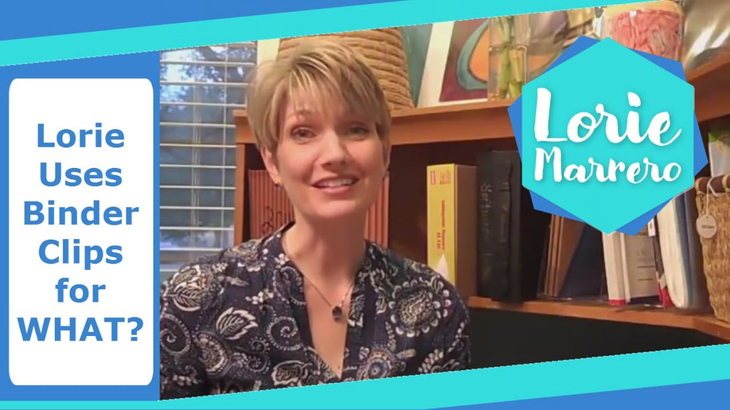 Lorie Uses Binder Clips for WHAT? | Clutter Video Tip by lorie.marrero (10 years ago)