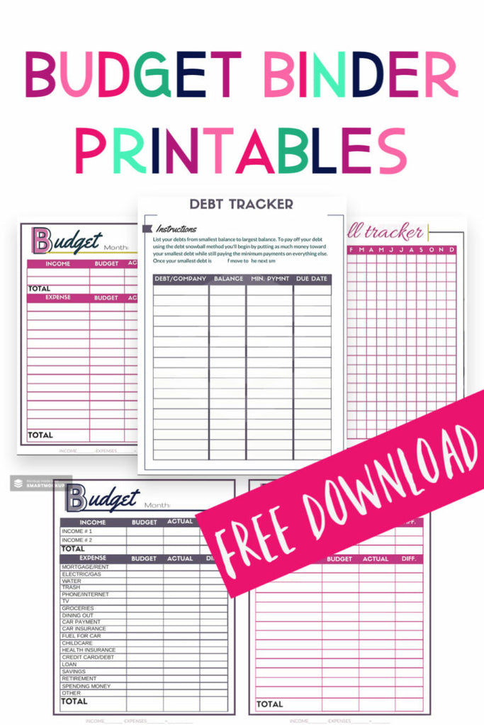 Today I’m releasing my printable budget binder