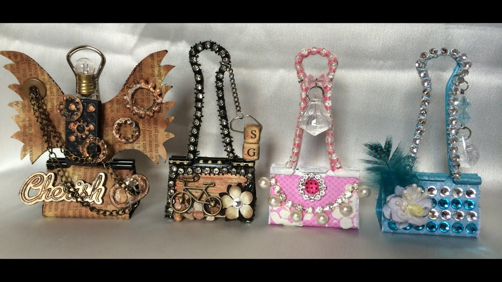 Altered Binder Clips - Project Share by ishascraftyside (6 years ago)