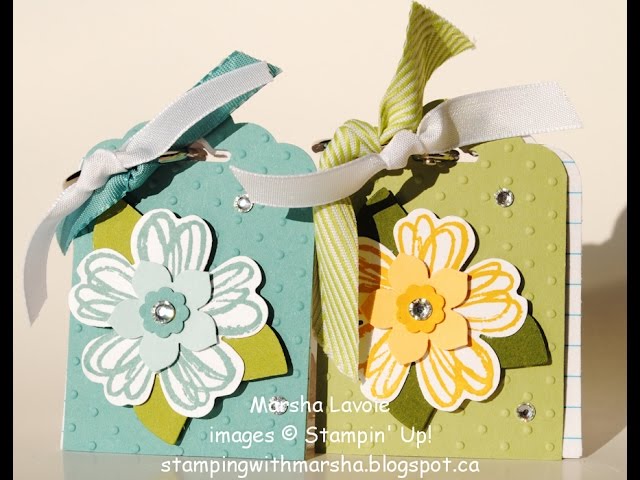 binder clip notepad stampin up by StampingWithMarsha (6 years ago)