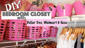 I'm so happy to finally be able to share this master closet with Dollar Tree organization! Be patient--- it was a challenge to film but I hope you enjoy it! Below are ...