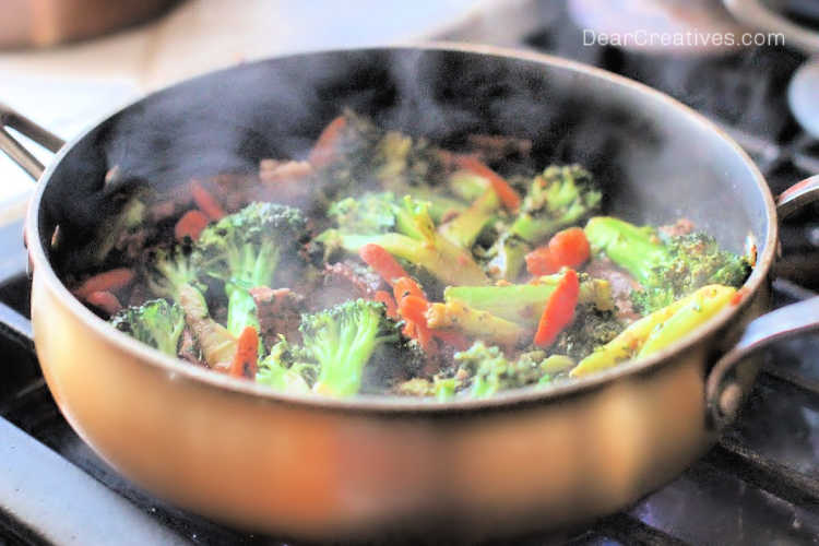 Broccoli Beef– This recipe is easy to make and cook on the stove