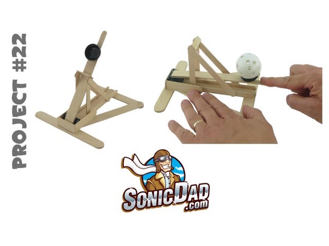 Learn how to make a catapult from popsicle sticks and binder clips