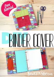 DIY Padded Binder Cover {free tutorial}