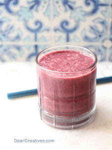 Today’s recipe of the day is for a Blueberry Smoothie Recipe! For breakfast, a go-to snack and lunches smoothies are it right now