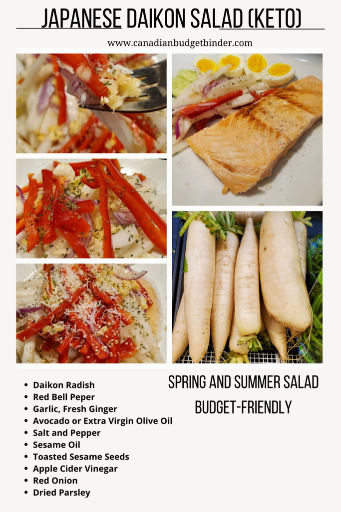 Japanese Daikon Salad Recipe (keto)