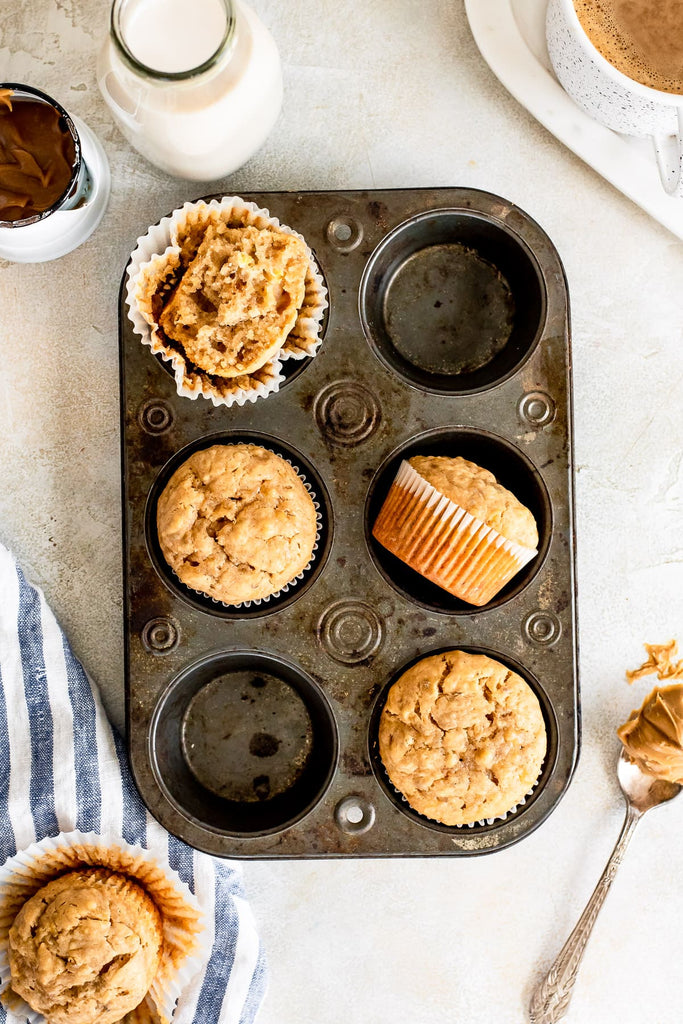 Peanut Butter Banana Muffins