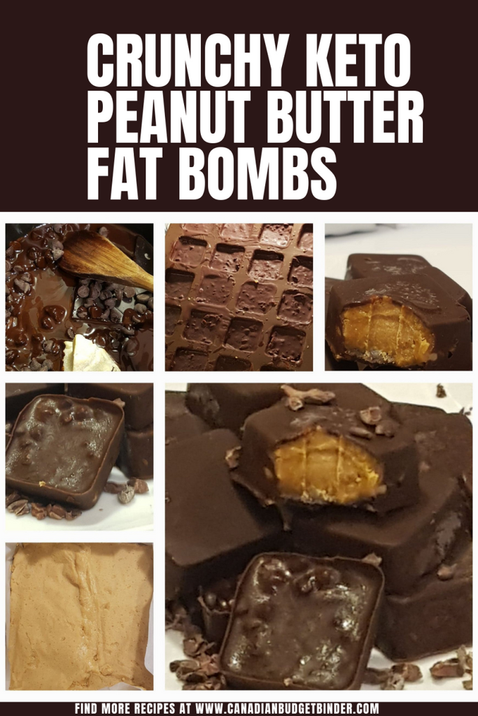 Chocolate Keto Peanut Butter Fat Bombs