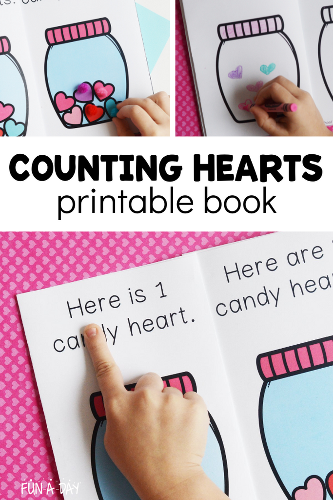Counting Hearts Printable Book Free Printable