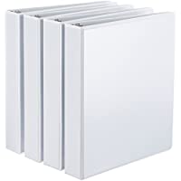 4-Pack AmazonBasics 1.5" D-Ring Binder only $13.99