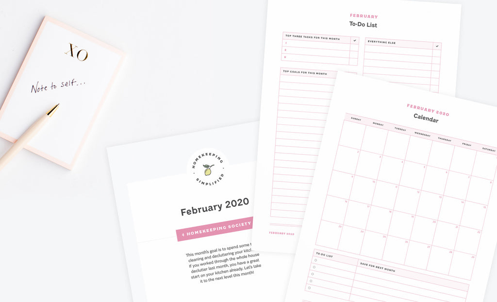 Your Secret to Getting Things Done  February 2020 Homekeeping Society