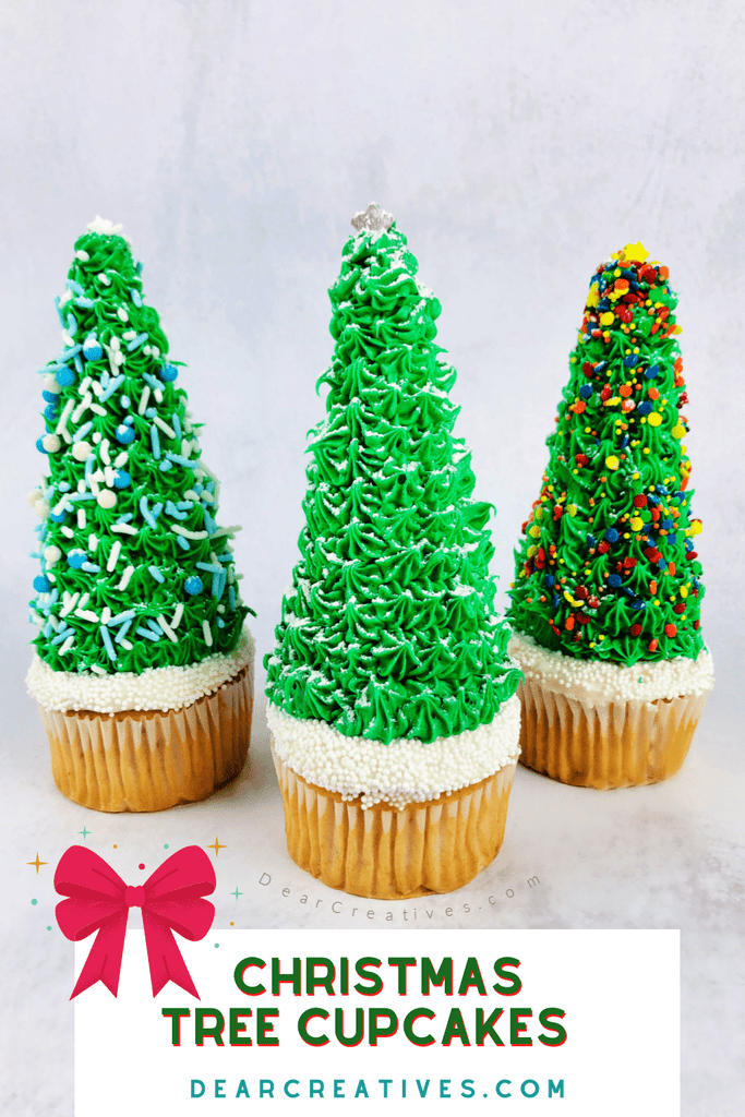 How To Make Christmas Tree Cupcakes