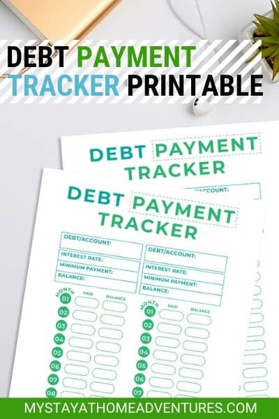 Debt Tracker Printable