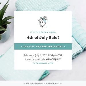 It’s the 4th of July Sale! 15% off the entire shop!