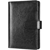 Pukyo Refillable A6 Premium PU Leather Notebook Binder with 6 Ring only $5.99