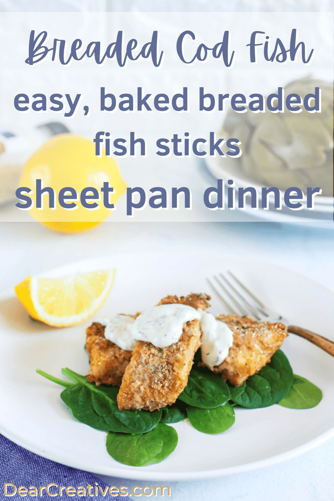 Breaded Fish – Fish Sticks Recipe (Baked)