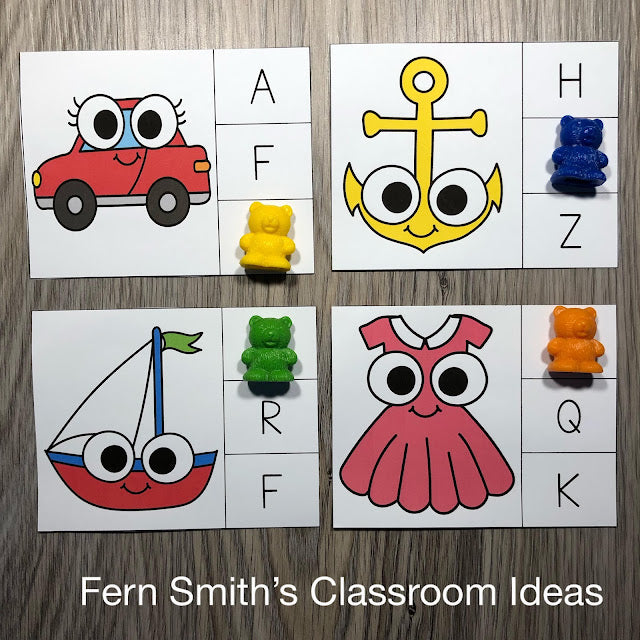 You Will Love These Initial Sounds Alphabet Clip Cards For Your Students Literacy Centers!
