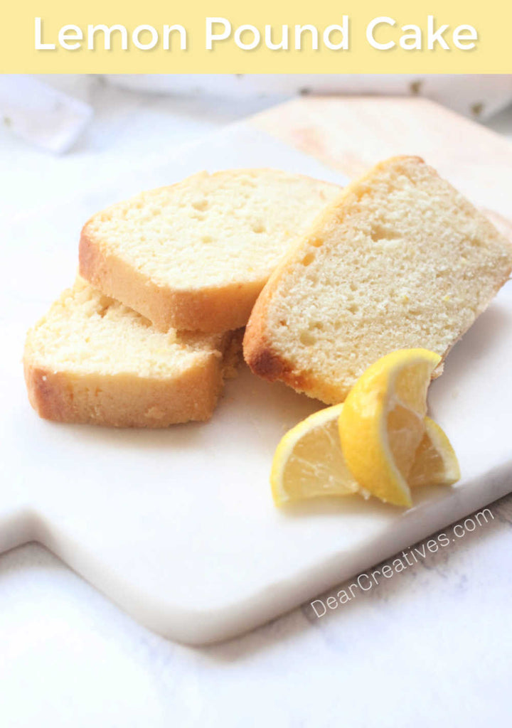 Lemon Pound Cake Recipe