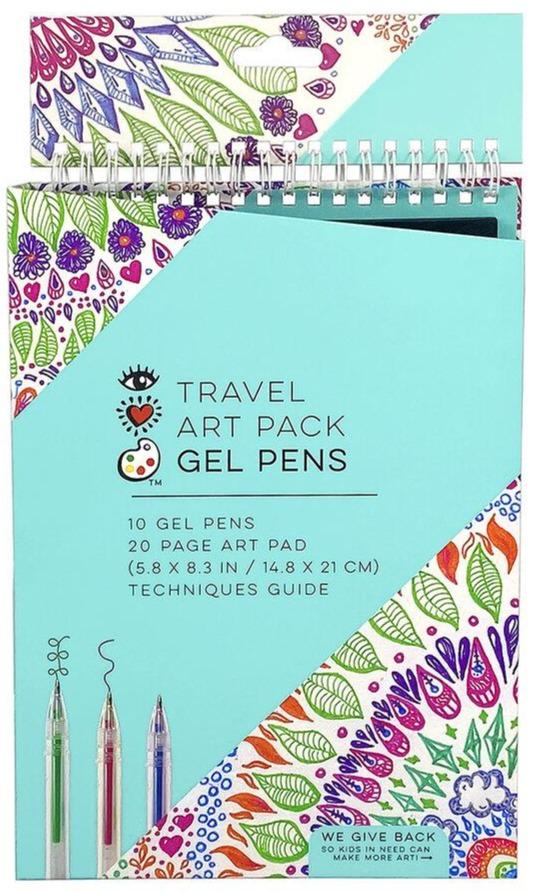 I Heart Art Travel Art Pack - Gel Pens
