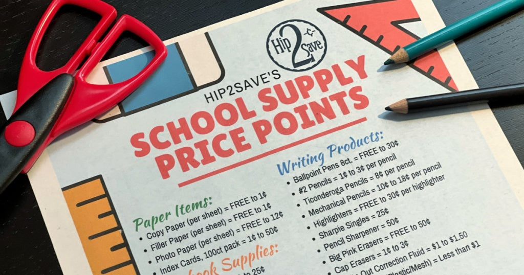 Check Out Our 2022 Best Prices for School Supplies List (AND Free Printable)