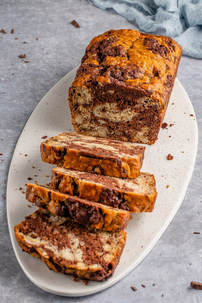 Marbled Chocolate Banana Bread