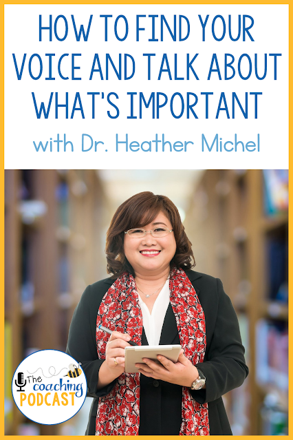 How to Find Your Voice and Talk About What’s Important with Dr. Heather Michel, Ep. 83 Buzzing with Ms. B: The Coaching Podcast