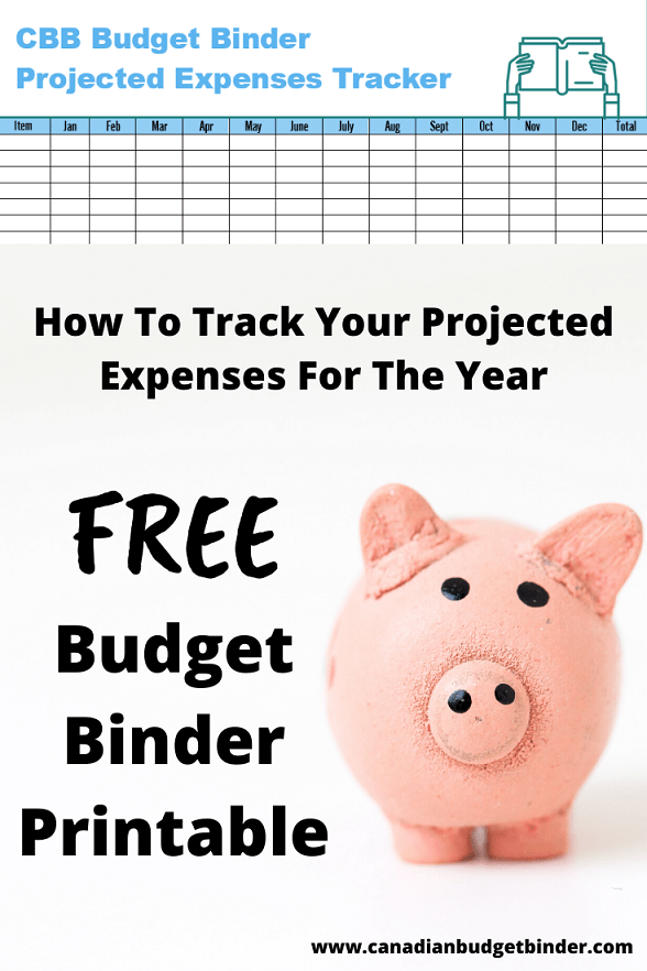 Yearly Projected Expense Tracker Is An Essential Budget Tool (Free Printable) : Net Worth Update Nov 2019 (+1.57%)