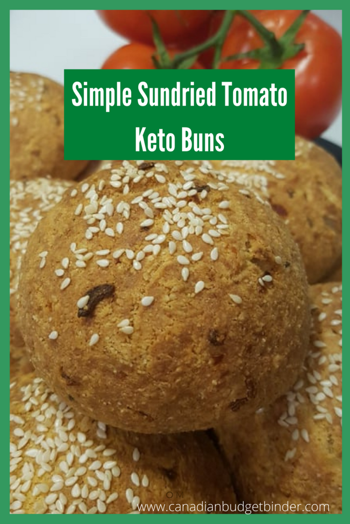 Simple Sundried Tomato Keto Buns