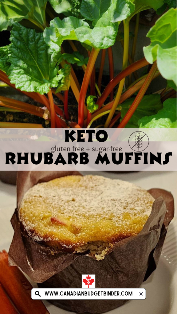 Rhubarb Muffins With Almonds (Keto)