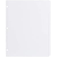 12-Pack Amazon Basics 5-Tab Paper Binder Dividers only $1.45
