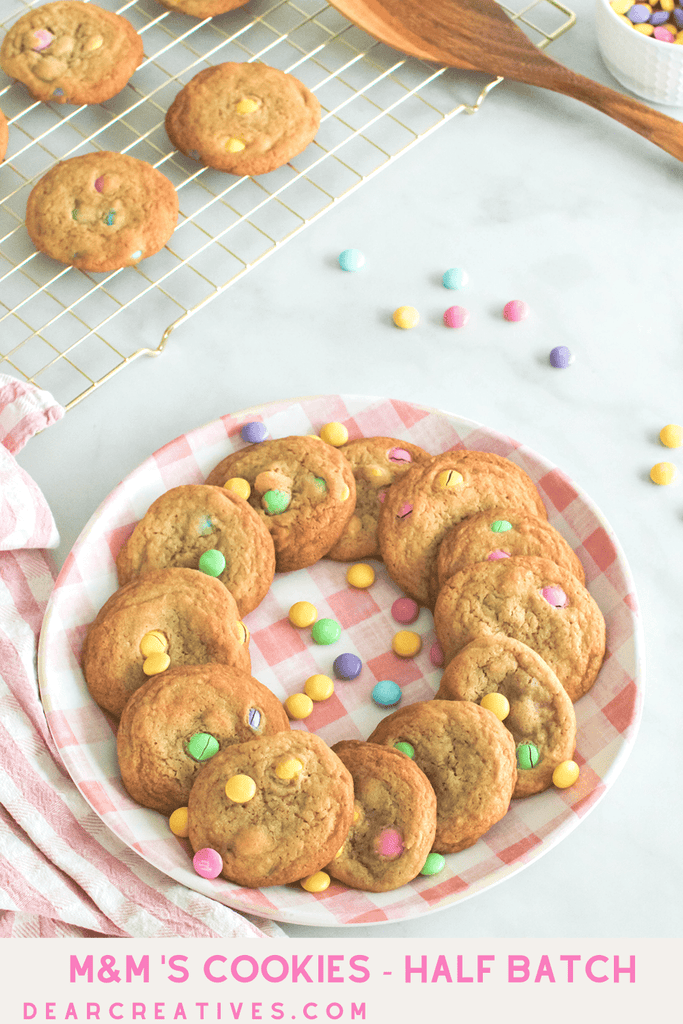 Small Batch M&M’s Cookies Recipe