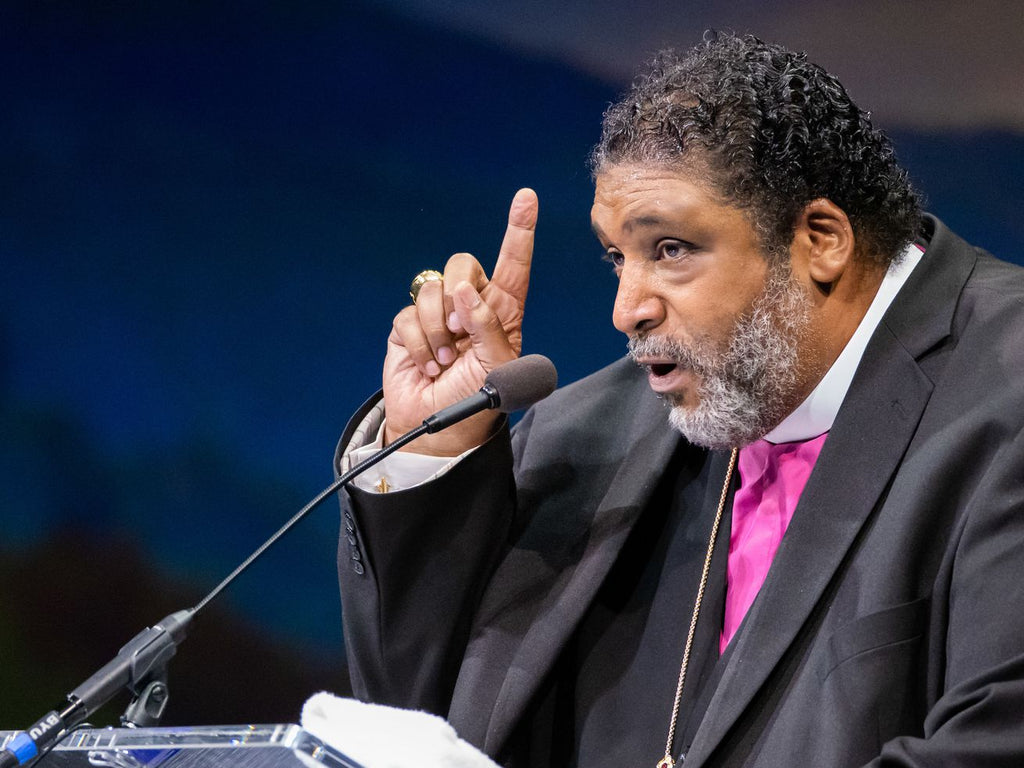 BYU students stand, cheer as Rev. Dr. William Barber II calls for a moral march on Washington