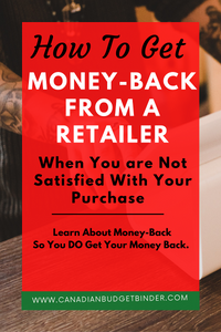 How To Get Your Money Back From A Retailer: The Saturday Weekend Review #332